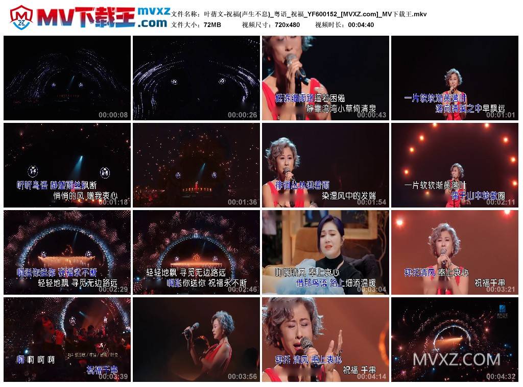 叶蒨文-祝福(声生不息)_粤语_祝福_YF600152